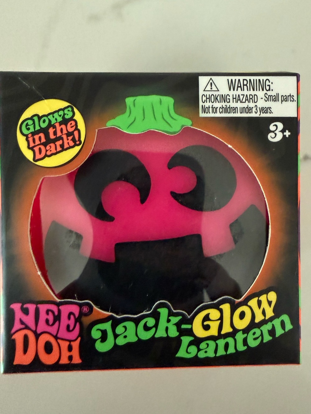 Needoh Jack glow lantern pink
